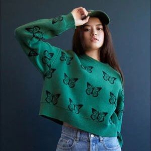 Pacsun LA hearts printed sweater. size small